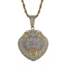 Gold Panthera Iced Out Pendant Necklace For Men Shop Today Get It