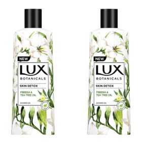 Lux Botanicals Moisturizing Body Wash Freesia And Tea Tree 2 X 400ml