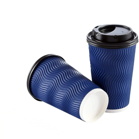 Coffee Cups 8 Oz 50 Pack Navy Blue Disposable Paper Cups Shop Today