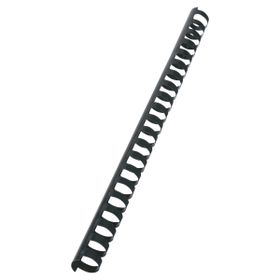 GBC 19mm 21 Loop PVC Binding Combs Black 100 Pack Shop Today