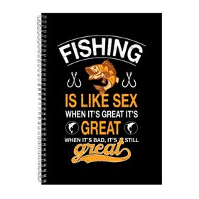 Fishing Is Like Sex Notebook Fishing Gift Idea A Notepad Shop