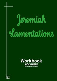 Jeremiah Lamentations Workbook KJV BIBLE In Cursive Shop Today Get