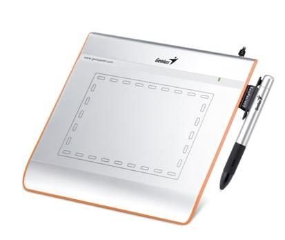 Genius - 4 Inch x 5.5 Inch Graphic Tablet for Painting &amp; Drawing EasyPen i405 - Gold