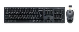 Genius Slim 2.4GHz Wireless Keyboard and Mouse Combo SlimStar 8000 - Black