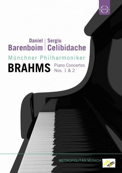 Barenboim: Brahms Piano Concertos Nos. 1 and 2 (Celibidache)(DVD)
