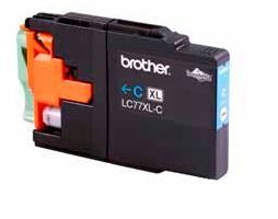 Brother - High Yield Cyan Ink Cartridge - LC77XLC