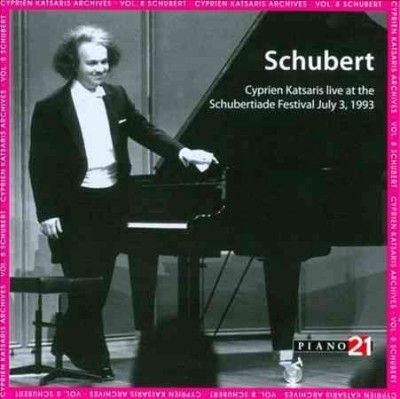 Schubert: Cyprien Katsaris Live at the Schubertiade Festival (CD / Album)