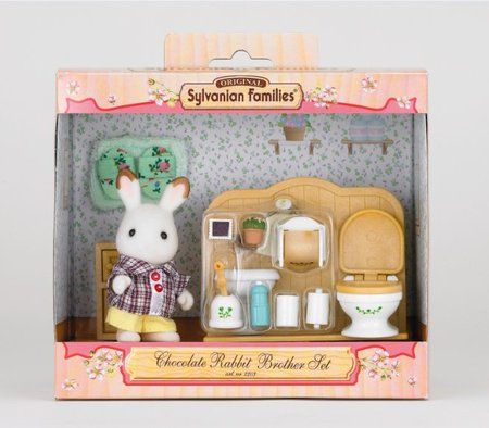 Sylvanian Family - Chocolate Rabbit Brother Set