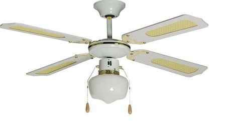 Ideal - 4-Blade Ceiling Fan 105cm - White