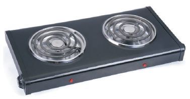 Sunbeam - Double Spiral Hotplate - Black