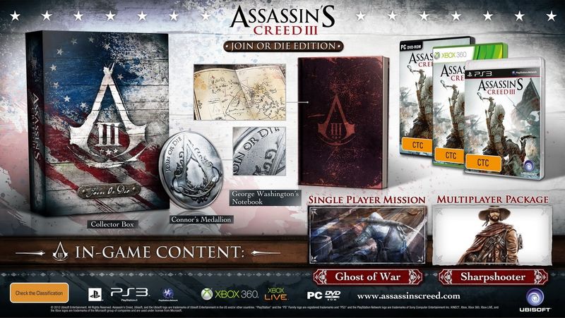 Assassin's Creed III Join or Die Edition (PC)