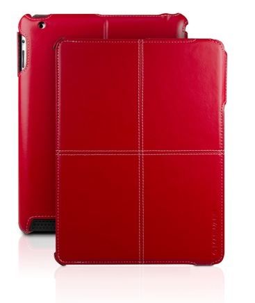 Marware CEO Hybrid- for iPad 2 and 3 - Red Stitch