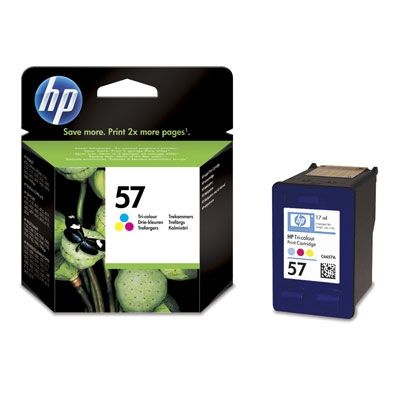 HP 57 Tri-color Original Ink Cartridge