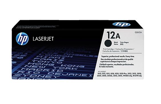 HP 12A Black LaserJet Toner Cartridge