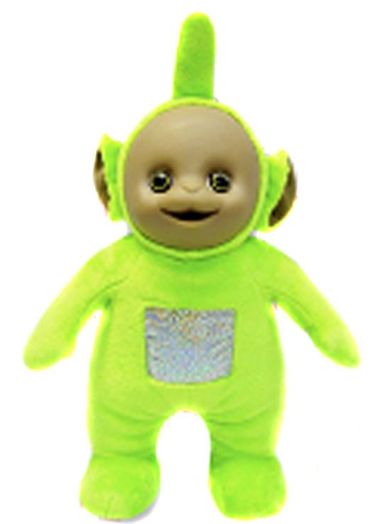 green teletubby toy