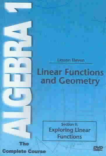 Algebra 1: The Complete Course - Lesson 11: Linear Functions and Geometry - (Region 1 Import DVD)
