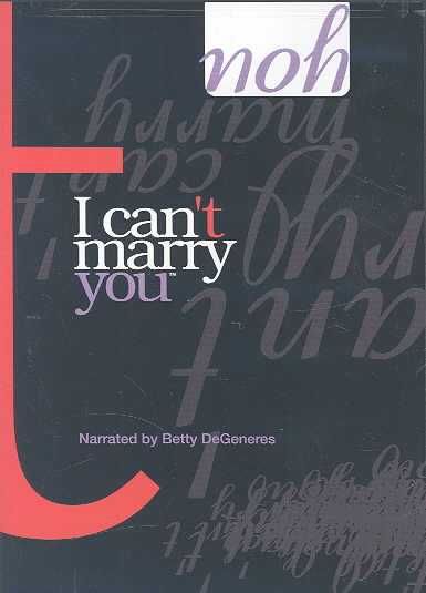 I Can't Marry You - (Region 1 Import DVD)
