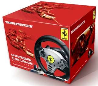 Thrustmaster - Ferrari Universal Challenge Racing Wheel (PS2/ Xbox / Gamecube)