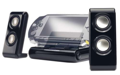 Thrustmaster - ? 2-in-1 Sound System for PSP (iPod and MP3 Players)