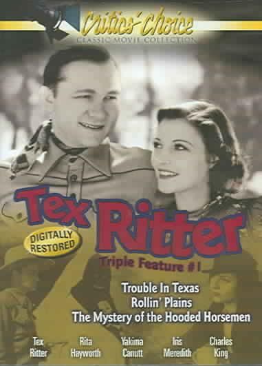 Tex Ritter Triple Feature No 1 - (Region 1 Import DVD)