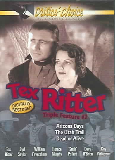 Tex Ritter Triple Feature No 2 - (Region 1 Import DVD)