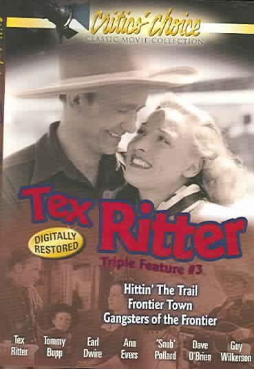 Tex Ritter Triple Feature No 3 - (Region 1 Import DVD)