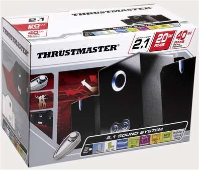Thrustmaster - Universal 2.1 Sound System (PC, PS2, XBOX, DVD, iPod, etc)