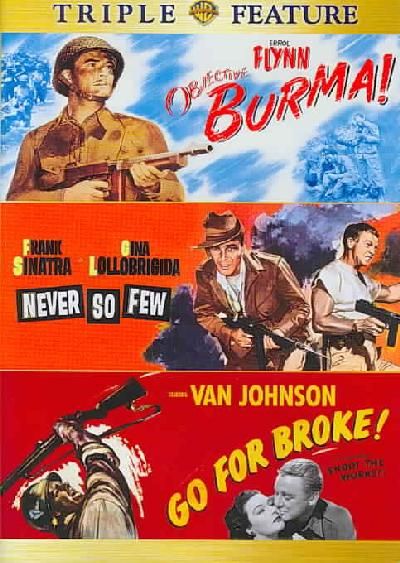 Objective, Burma!/Never So Few/Go for Broke - (Region 1 Import DVD)