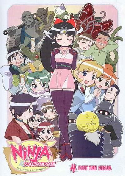 Ninja Nonsense: The Legend of Shinobu - Vol. 4: Exit the Ninja - (Region 1 Import DVD)