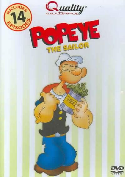 Popeye the Sailor - (Region 1 Import DVD)