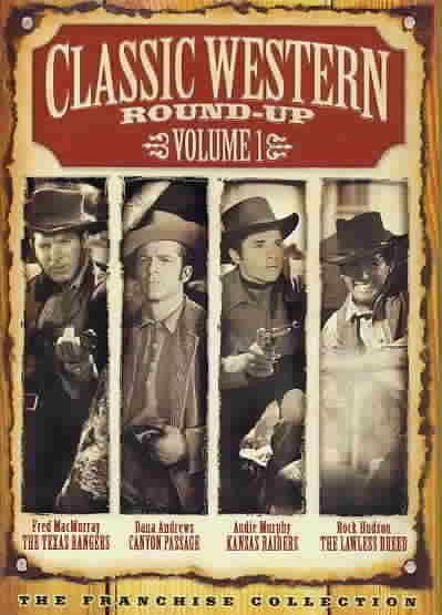 Classic Western Round-Up, Vol. 1 (The Texas Rangers / Canyon Passage / Kansas Raiders / The Lawless Breed)