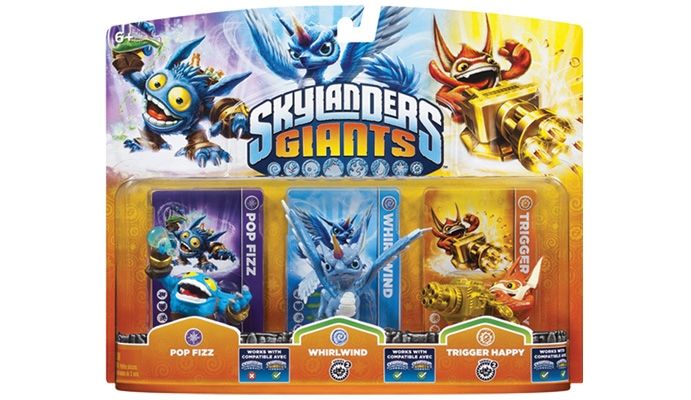Skylanders 2 Triple Pack A: Pop Fizz, Trigger Happy, Whirlwind