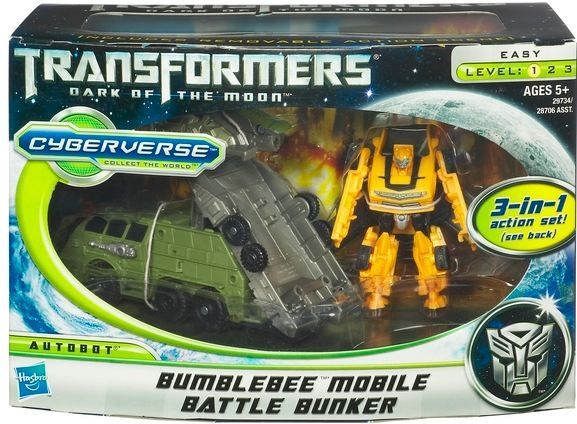 Transformers - Movie 3 Cyberverse 3 in 1 Playset - Bumblebee Battle Bunker