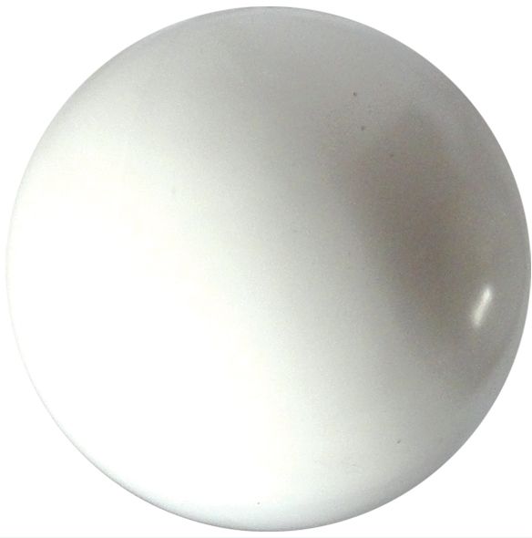 White Shiny Christmas Baubles - 60mm (Pack of 12)