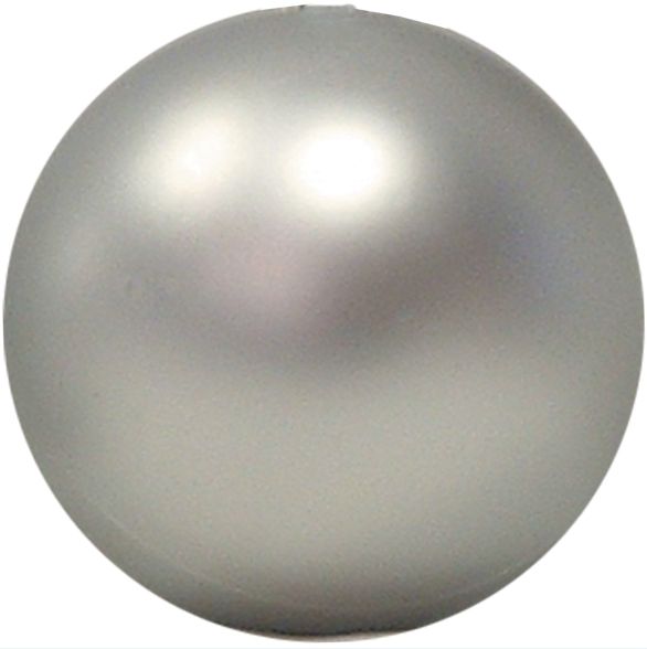 Silver Matt Christmas Baubles - 60mm (Pack of 12)