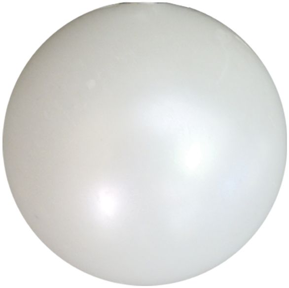 White Matt Christmas Baubles - 60mm (Pack of 12)