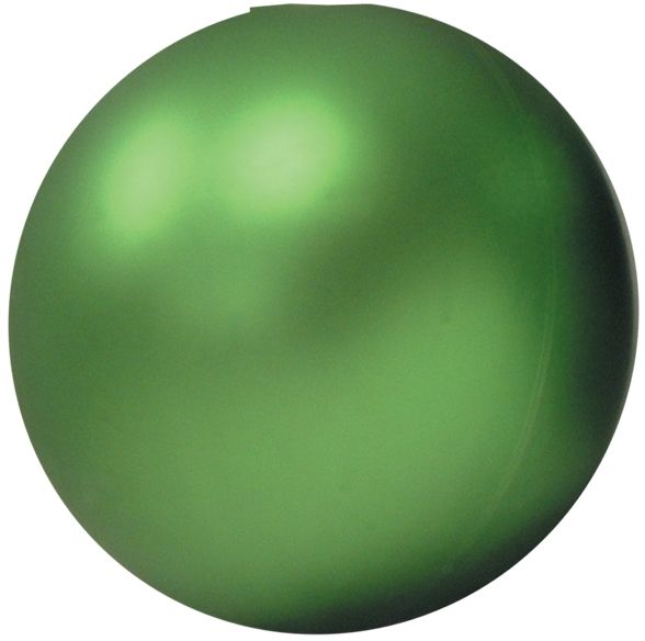 Green Matt Christmas Baubles - 80mm (Pack of 6)