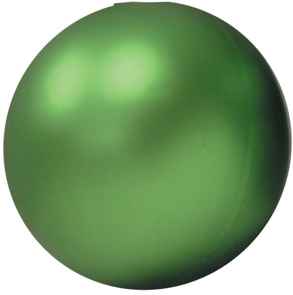 Green Matt Christmas Baubles - 60mm (Pack of 12)