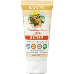Badger SPF 30 Sunscreen Unscented