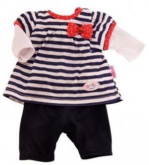 Baby Born - Fashion Collection - White Ice-Cream Top And Pink Trousers