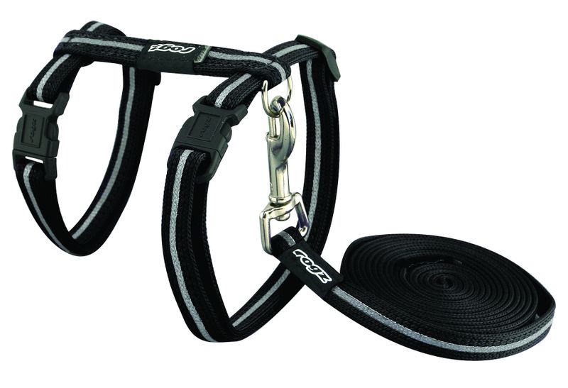 Rogz - 11mm AlleyCat Cat Lead/H-Harness