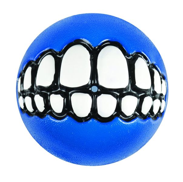 Rogz - Grinz Dog Treat Ball Medium Blue