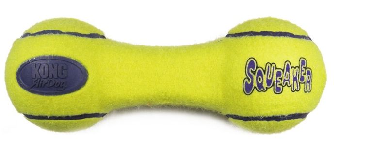 Kong - Airdog Squeaker Dumbbell - Medium - Yellow