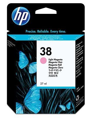 HP 38 Magenta Pigment Ink Cartridge with Vivera Ink
