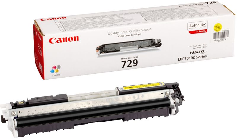 Canon 729 Yellow Laser Toner Cartridge