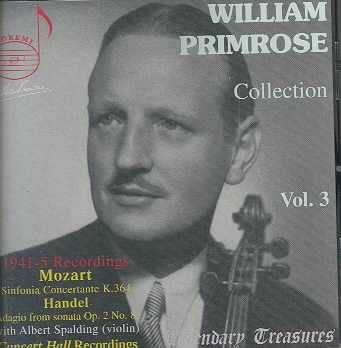 William Primrose Collection Vol. 3 - (Import CD)