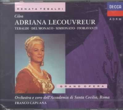 Renata Tebaldi / Del Monaco / Simionato / Fioravanti / Orch Dell' Accademia Di Santa Cecilia, Roma - Adriana Lecouvreuer (CD)