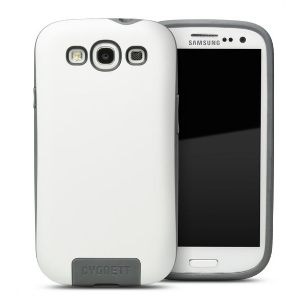 Cygnett Apollo - Hybrid Case for Samsung Galaxy S III - White and Grey