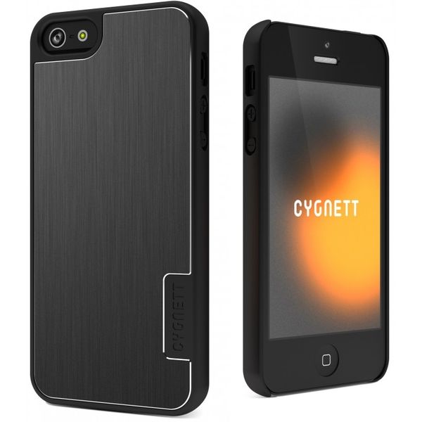 Cygnett UrbanShield - Hard Aliminium Case for iPhone 5 - Black