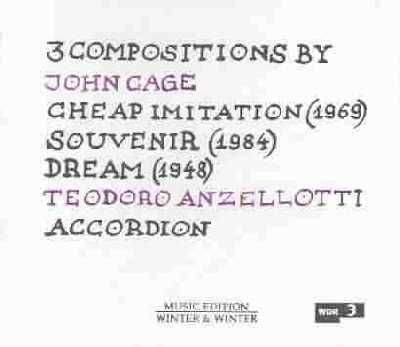 3 Compositions by John Cage - (Import CD)